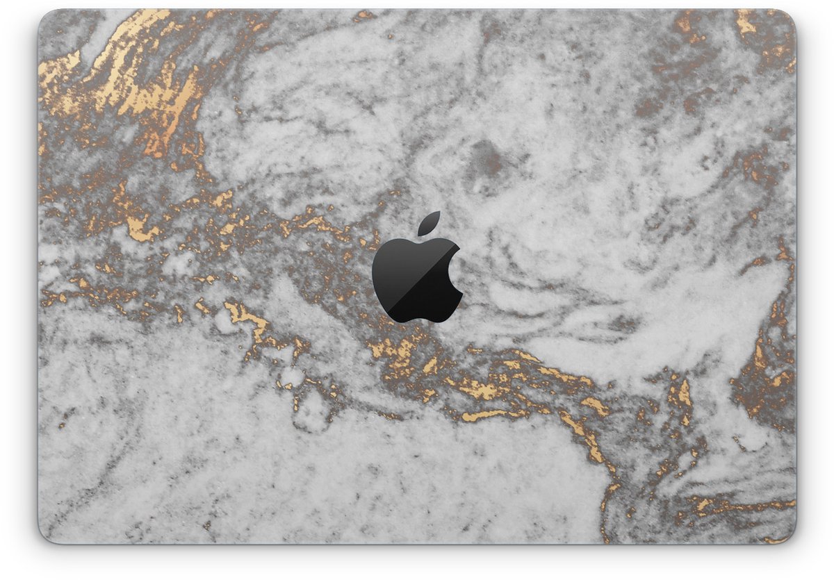 Macbook Air 13’’ [2020 Met Apple M1 chip] Skin Marmer Grijs - 3M Sticker